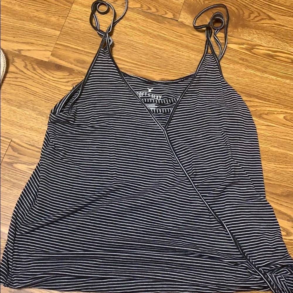 American Eagle Soft and Sexy Striped Tank